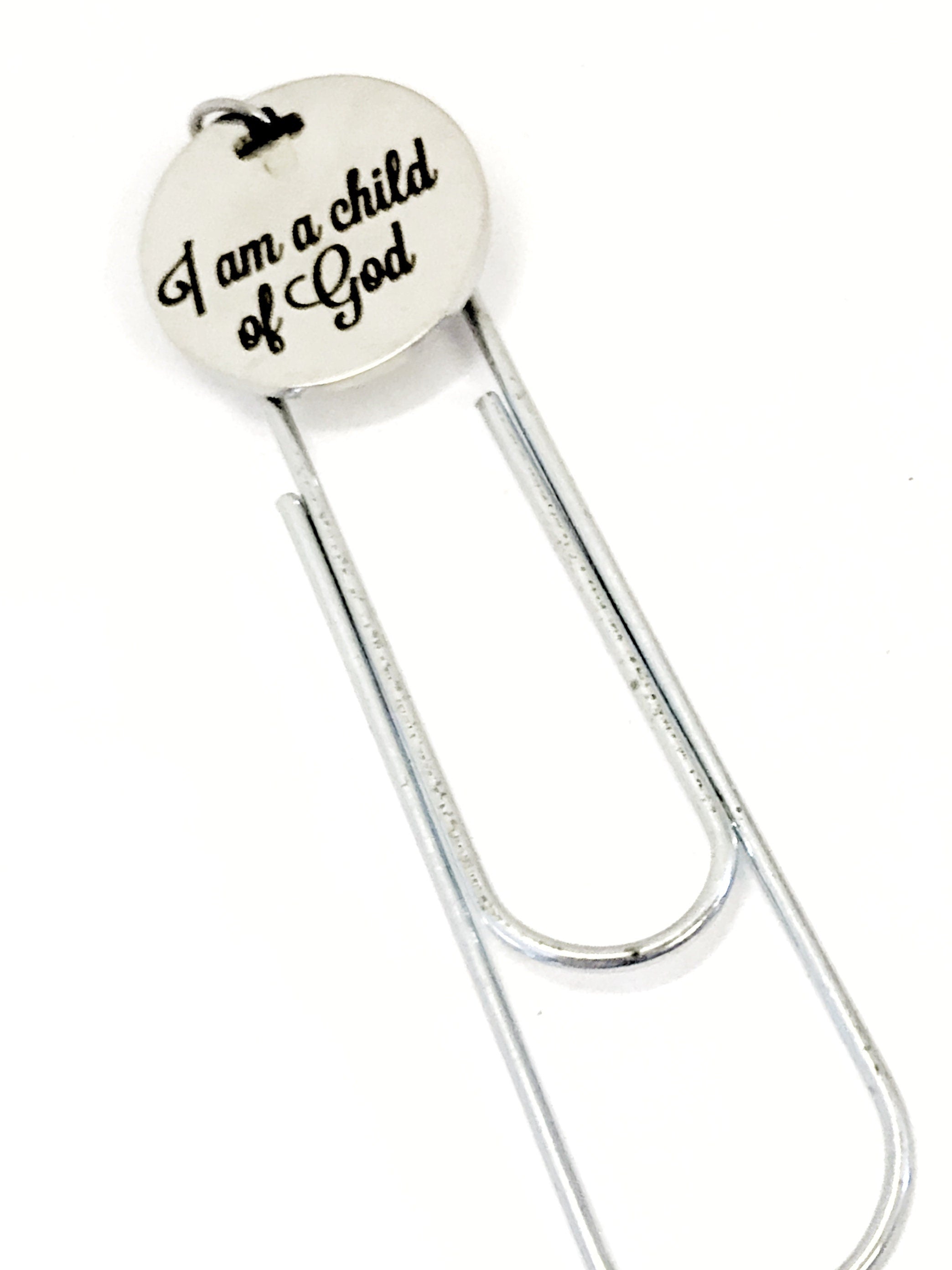 Christian Bookmark, I Am A Child Of God Bookmark, Bible Bookmark, Christian Gift, Planner Bookmark, Faith Gift, Daughter Baptism Gift