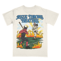 Jesus Throws Heaters Limited Edition Christian Baseball Graphic T-Shirt